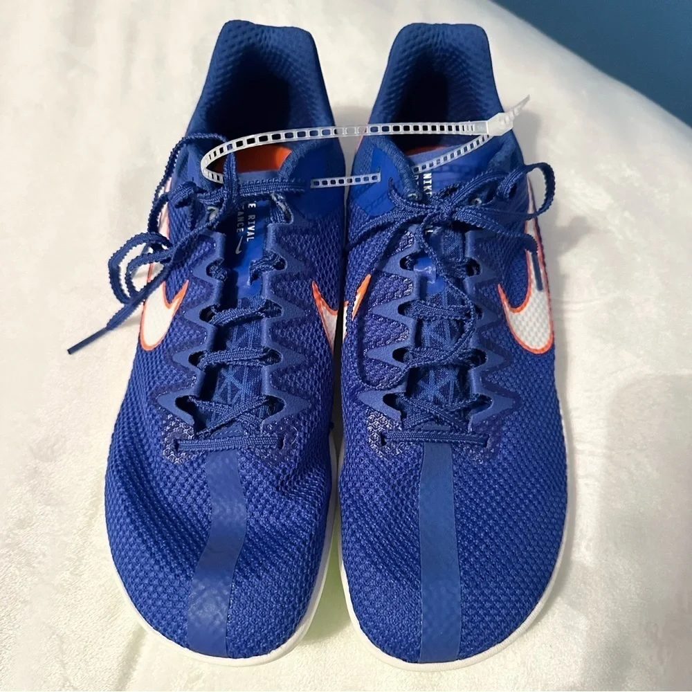 Nike Zoom Rival Track Field Running Shoe Men 10.5 Distance DC8725-401 Racer Blue